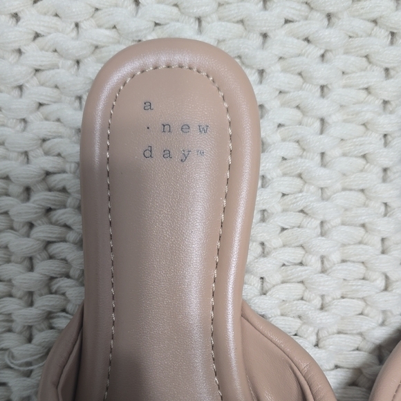 A New Day Tan Knot Slide Sandals - Picture 2 of 4